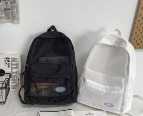 Unisex fesyen kalis air Nylon Softback Backpack dengan zip Hasp penutupan kapasiti besar untuk kembara perjalanan